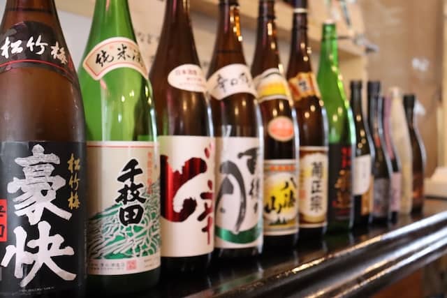 焼酎や日本酒など種類豊富なドリンク