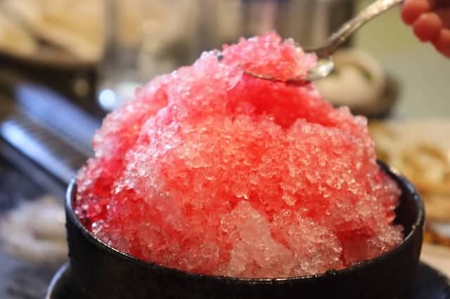 かき氷いちご味